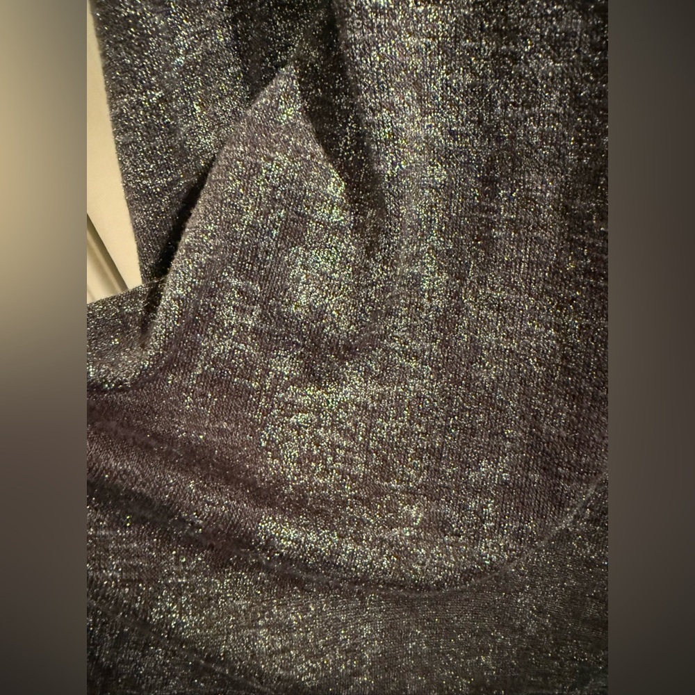 Black and Gray Shimmering Tunic Tank by Mossimo - Picture 6 of 6